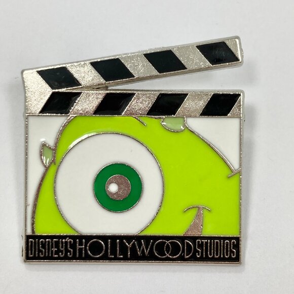Disney Monsters Inc Mike Wazowski Trading Pin Film Clapperboard Hollywood Studio - Picture 2 of 6